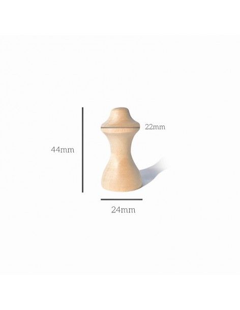 Wood handle R19 2