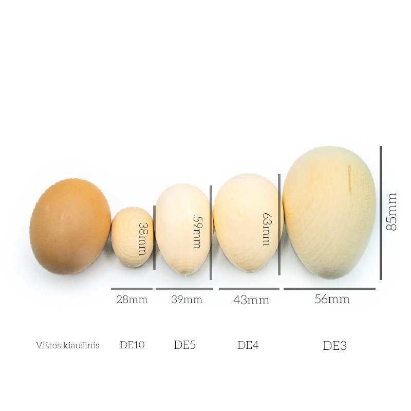 Wood eggs DE