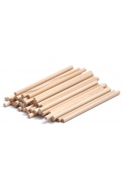 Wood unfinished dowel rods