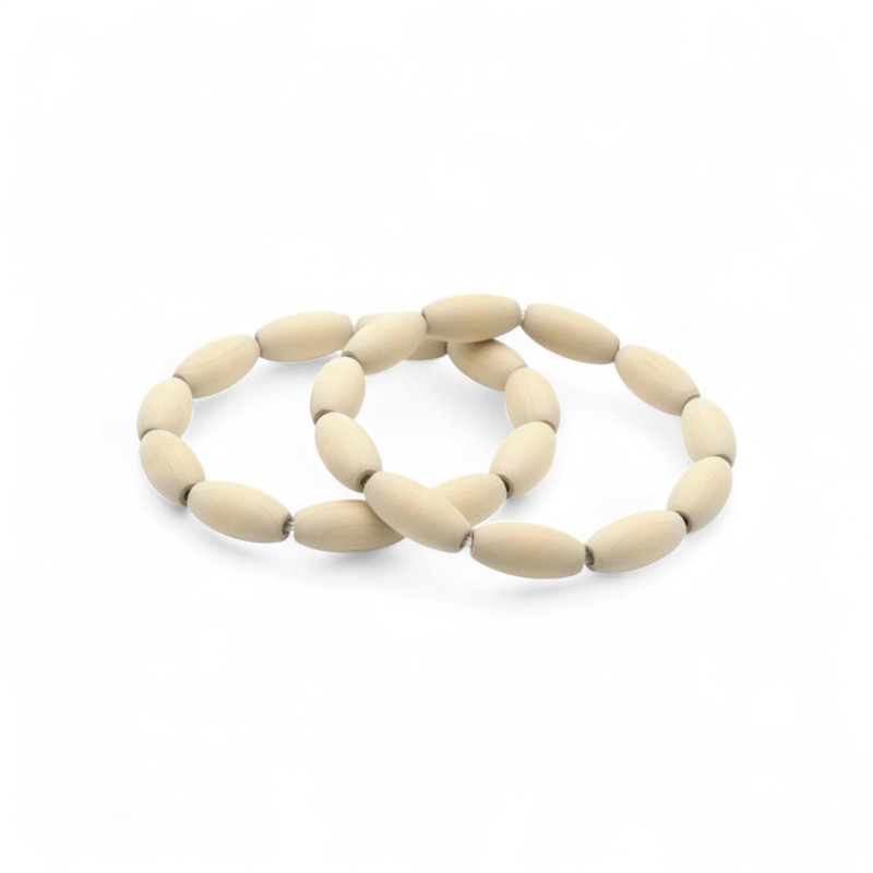 Medinis pailgas karoliukas K3