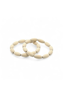 Medinis pailgas karoliukas K3