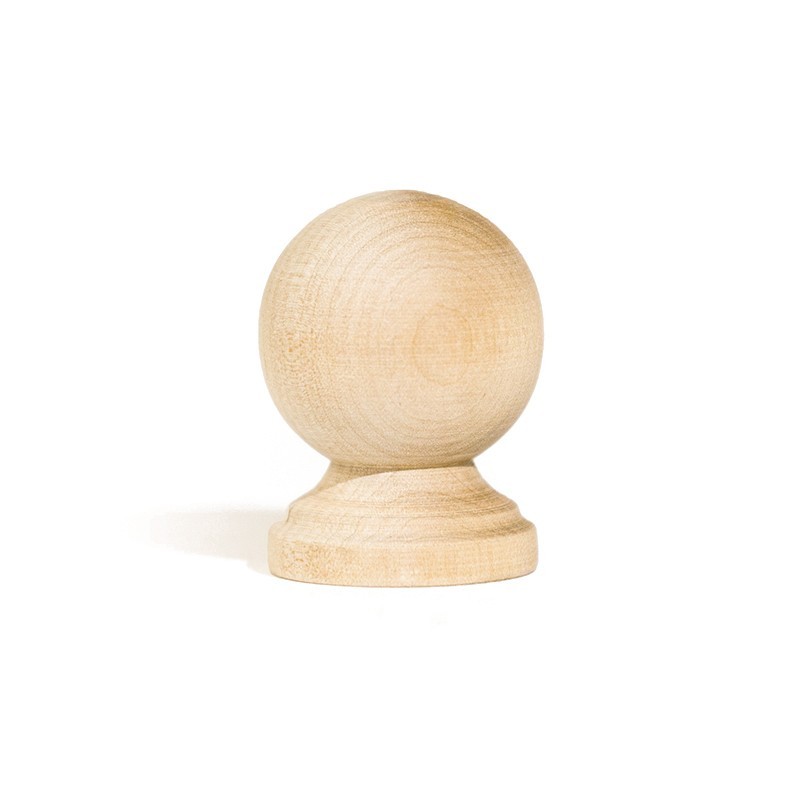 Wood round knob R3