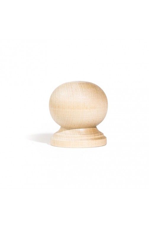 Wood round knob R9