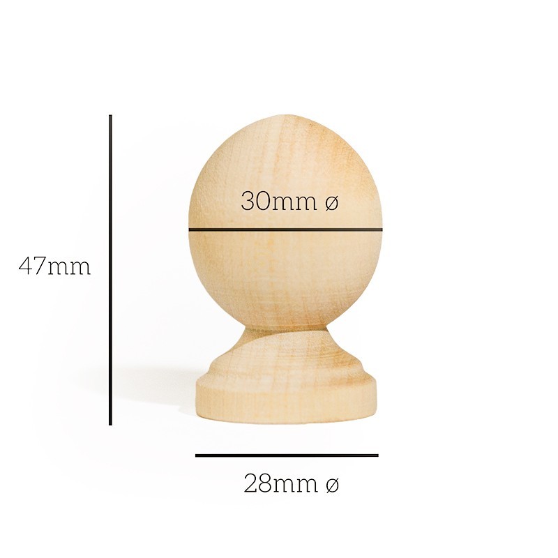 Wood knob R10