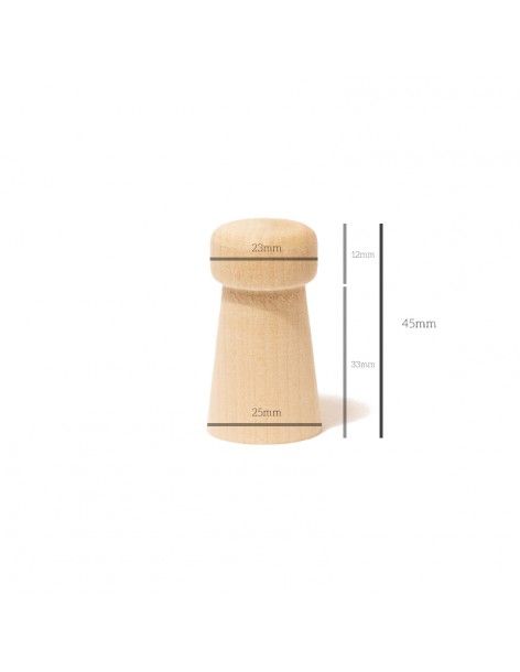 Wood pull shape R14 2