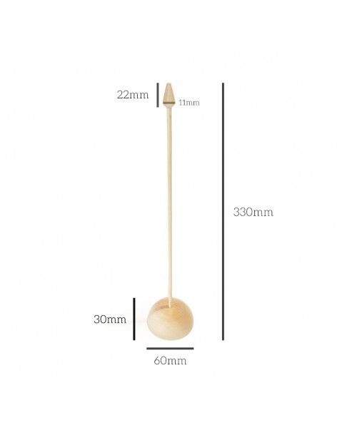 Wood flag stand DE9 2
