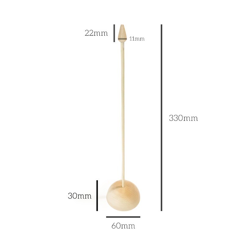 Medinis stovelis vėliavai DE9