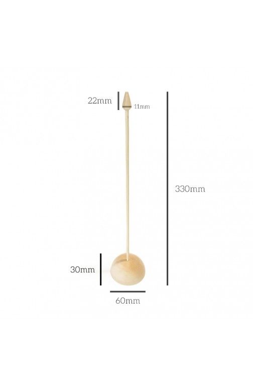 Medinis stovelis vėliavai DE9